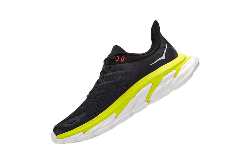 Hoka one one evening primrose black yellow running trainers anthracite where to cop best running trainers with cushioning