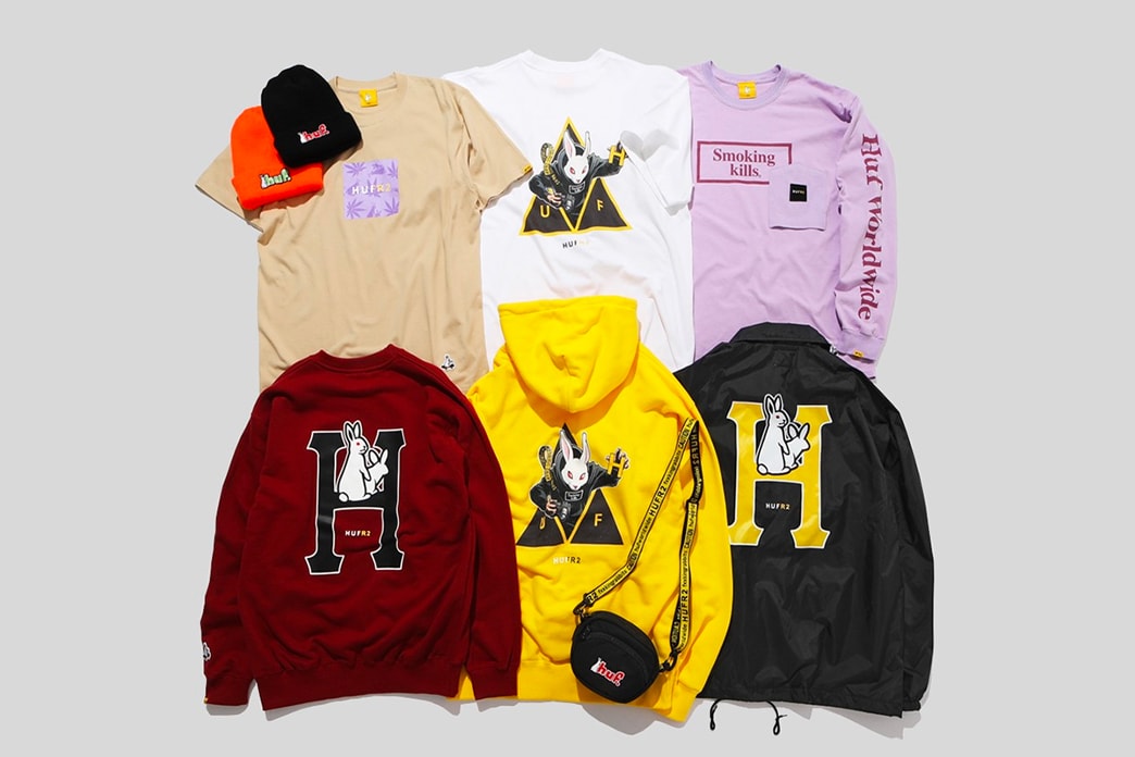 HUF Fxxking Rabbits 2020 Capsule menswear streetwear spring summer 2020 ss20 graphics Keith Hufnage