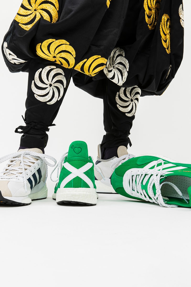 HUMAN MADE x adidas Originals Tokio Solar HM UNOFCL Stan Smith Velcro Strap HBX Release Information First Closer Look Drop Date Sneakers Footwear Shoe Collaboration NIGO 