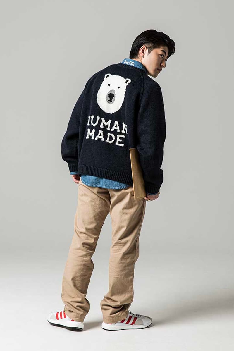 HUMAN MADE Fall Winter 2020 Lookbook menswear streetwear fw20 jackets shirts pants trousers t shirts accessories bags pillows varsity ivy americana nigo