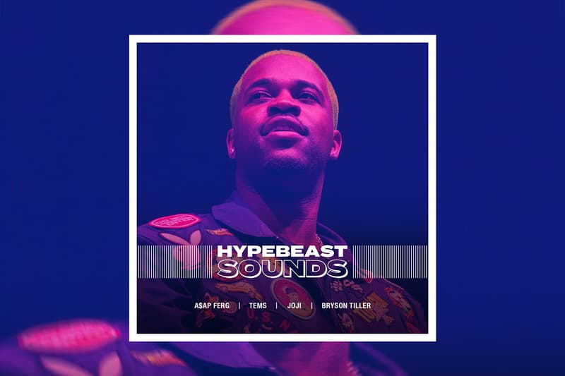HYPEBEAST Sounds Playlist ASAP Ferg Tems Joji Bryson Tiller Action Bronson Spotify Tame Impala Blood Orange Polo G Travis Scott MIA Young Thug The Weeknd Lil Wayne New Music