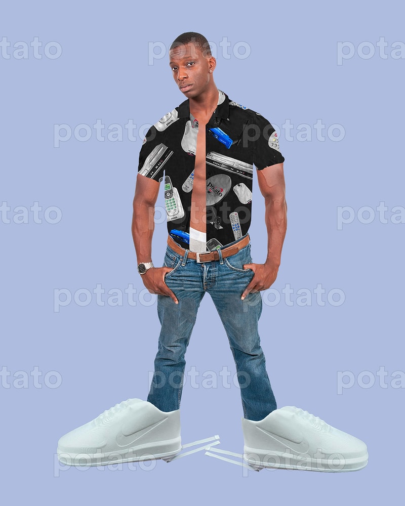 Imran Potato Summer 2020 Collection Campaign gucci monogram socks sandals yeezy injection release date buy drop