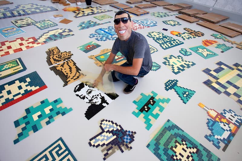 invader was here mamo arts centre exhibition invasion workshop