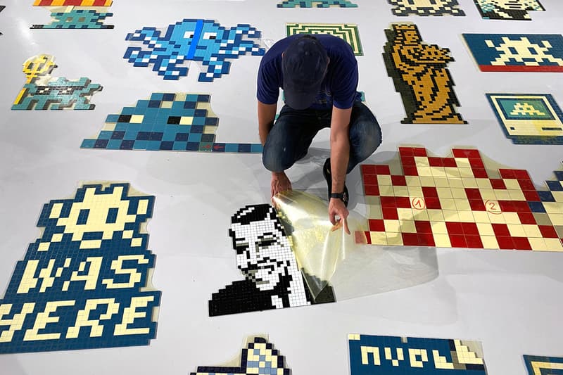 invader was here mamo arts centre exhibition invasion workshop