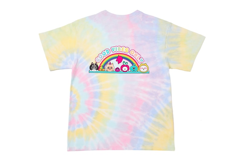 TikTok x IRENEISGOOD Tie-Dye "Friends" Collection Lia Kim Irene Kim #GOODFRIENDCHALLENGE Slo the Friendly Bear 