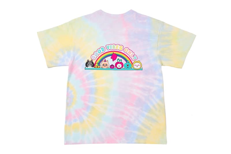 TikTok x IRENEISGOOD Tie-Dye "Friends" Collection Lia Kim Irene Kim #GOODFRIENDCHALLENGE Slo the Friendly Bear