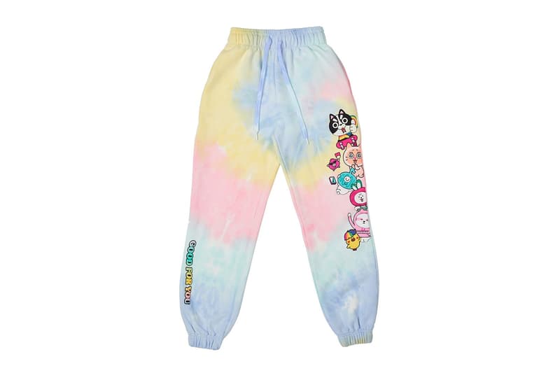TikTok x IRENEISGOOD Tie-Dye "Friends" Collection Lia Kim Irene Kim #GOODFRIENDCHALLENGE Slo the Friendly Bear