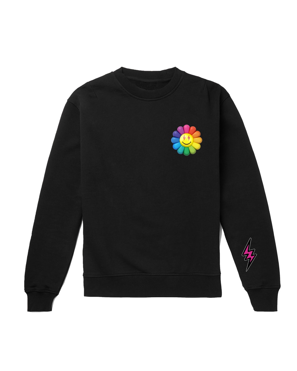 J Balvin x Takashi Murakami 'Colores' Merch Final Drop collection sweatshirt black
