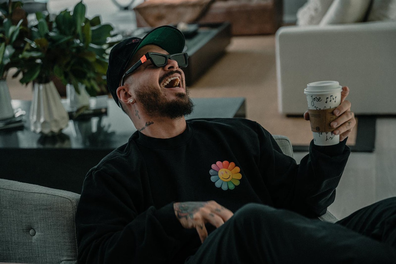 J Balvin x Takashi Murakami 'Colores' Merch Final Drop collection azul rosa negro verde capsule release date info buy hoodies tee shirts