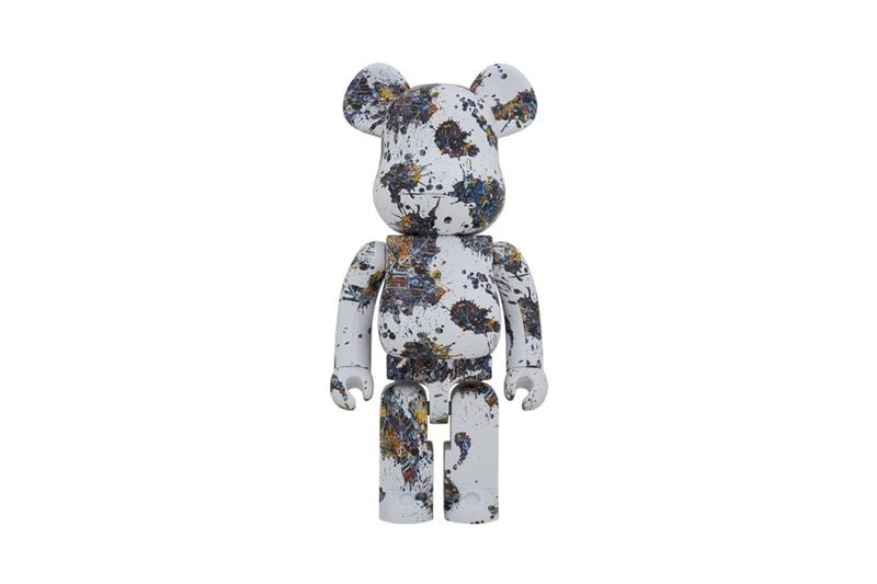 jackson pollock splash medicom toy bearbrick