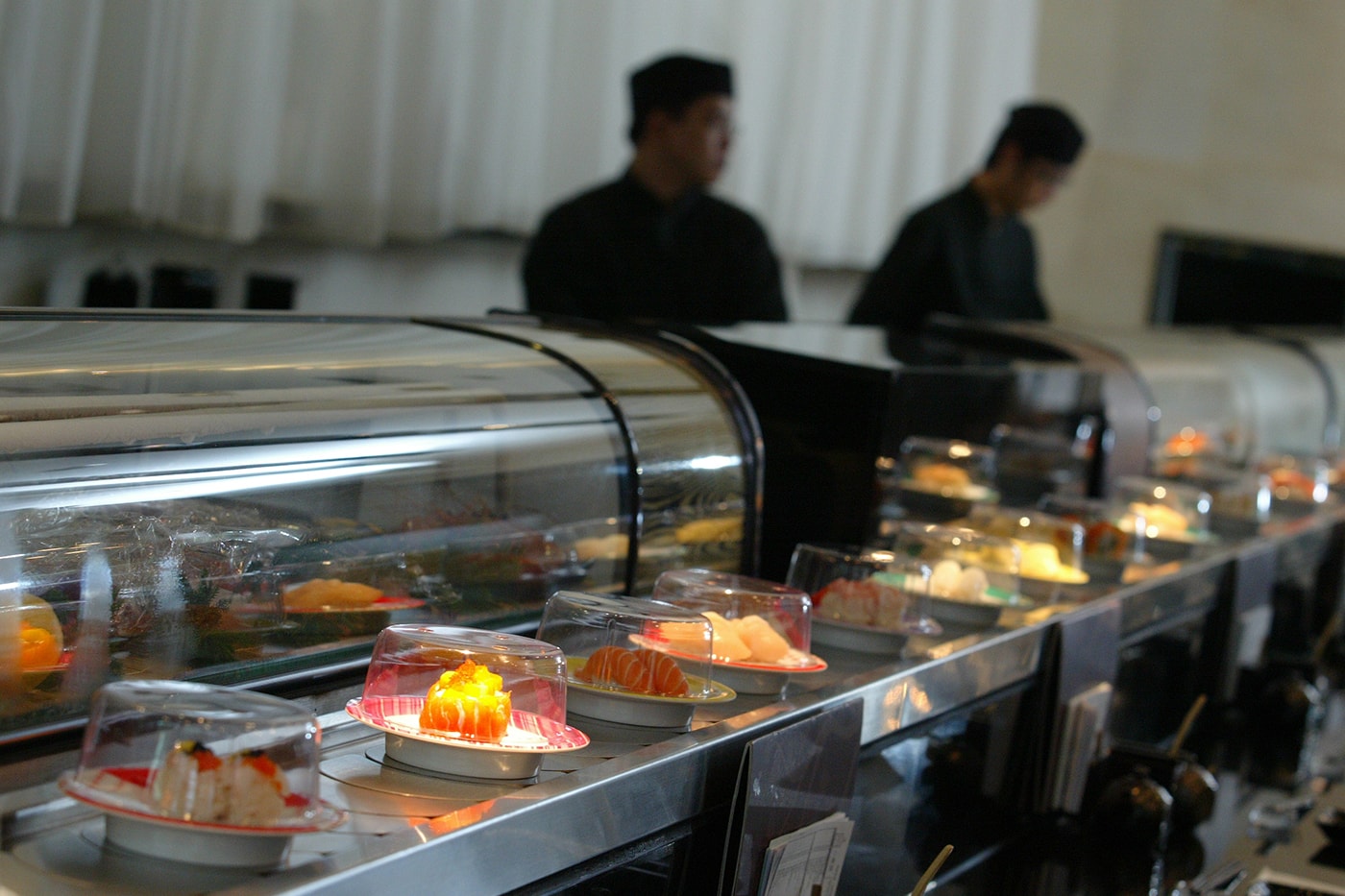 Japanese Conveyor Belt Kappa Sushi Chain Conveyor Belt Catering Service Info Business Trip Rotating Sushi Service
