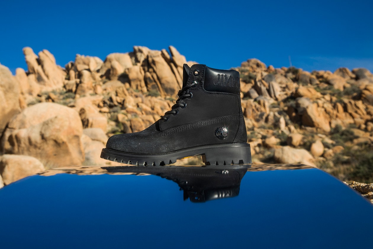 Jimmy Choo x Timberland Swarovski Footwear Collection Kith Boot Wheat Black