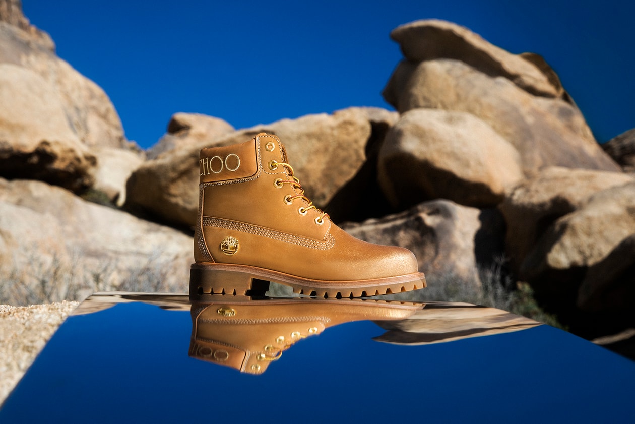 Jimmy Choo x Timberland Swarovski Footwear Collection Kith Boot Wheat Black