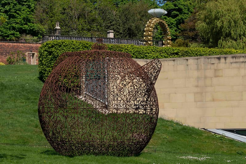 joana vasconcelos yorkshire sculpture park details look inside around outdoors indoors underground gallery