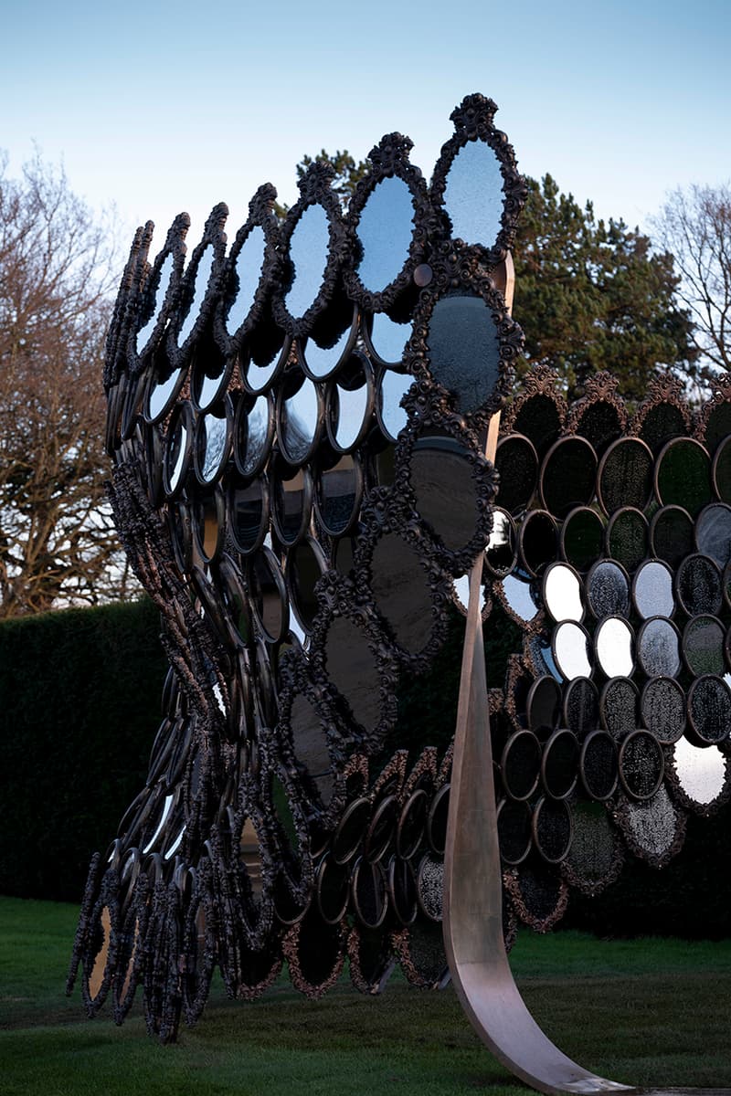 joana vasconcelos yorkshire sculpture park details look inside around outdoors indoors underground gallery