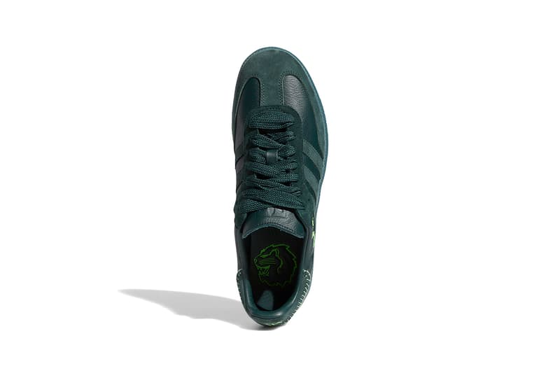 Jonah Hill x adidas Originals Samba "Green Night / Mineral Green / Ecru Tint" "Maroon / Noble Maroon / Ecru Tint" FW7458 FW7456 Sneaker Collaboration Release Information Drop Date Closer Look First Announcement OG Retro Three Stripes