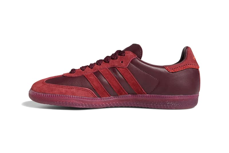 Jonah Hill x adidas Originals Samba "Green Night / Mineral Green / Ecru Tint" "Maroon / Noble Maroon / Ecru Tint" FW7458 FW7456 Sneaker Collaboration Release Information Drop Date Closer Look First Announcement OG Retro Three Stripes