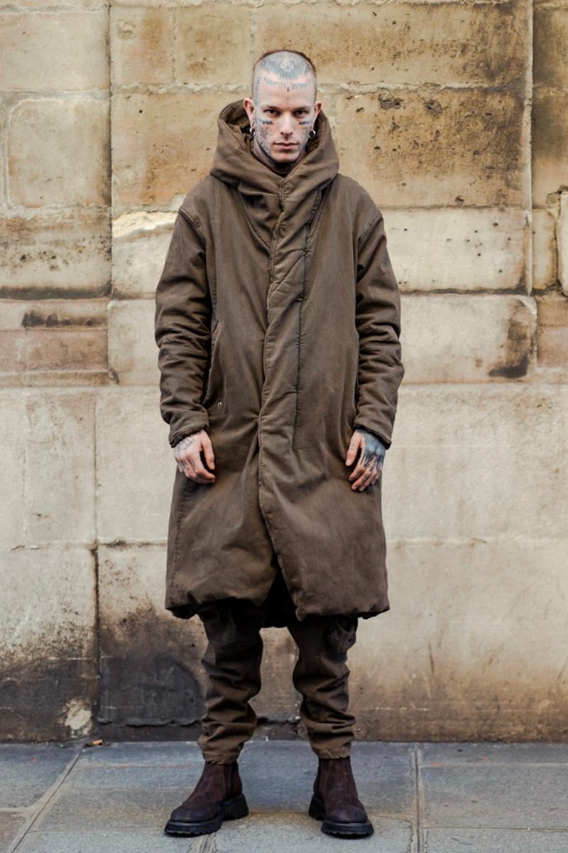 JULIUS Permanent Line Launch Release Collection Lookbook Info Buy Price gasmask casrgo pants leather jacket