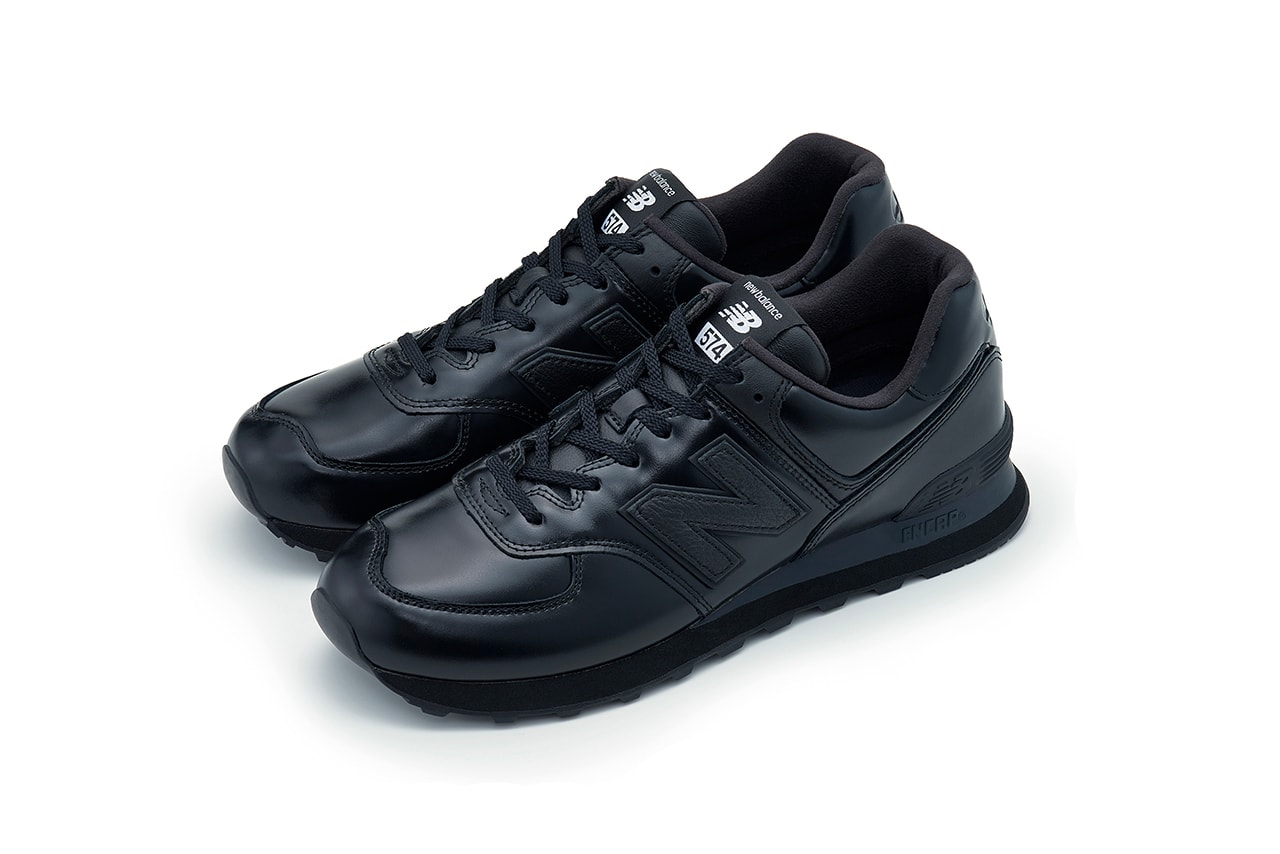 ML574JG black Junya Watanabe MAN New Balance 574 black menswear streetwear footwear shoes sneakers kicks runners trainers