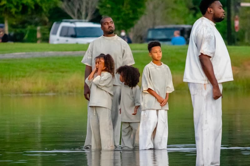 Kanye West Walks on Water Sunday Service Atlanta Photos Info