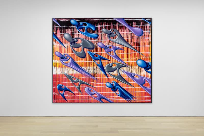 kenny scharf dystopian painting almine rech exhibition artwork