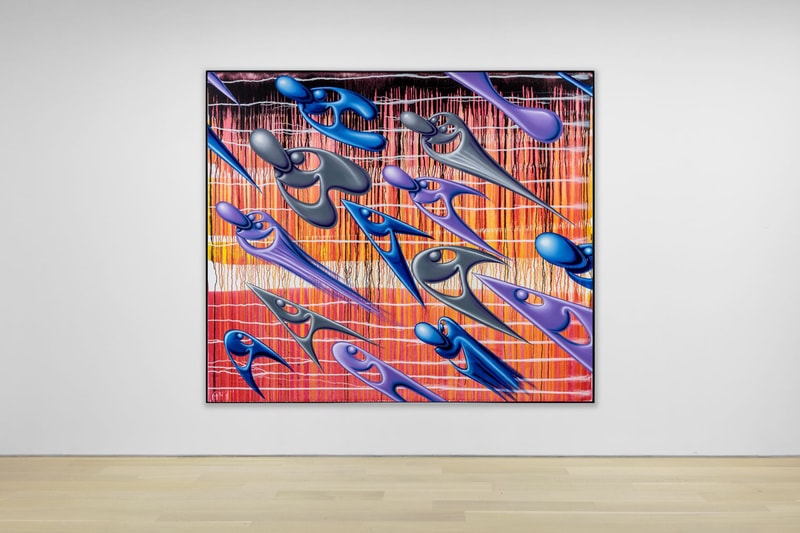 kenny scharf dystopian painting almine rech exhibition artwork