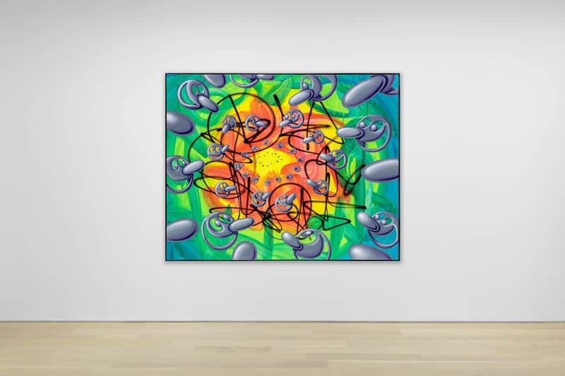 kenny scharf dystopian painting almine rech exhibition artwork