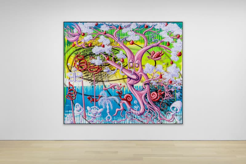 kenny scharf dystopian painting almine rech exhibition artwork