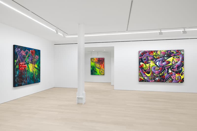 kenny scharf dystopian painting almine rech exhibition artwork