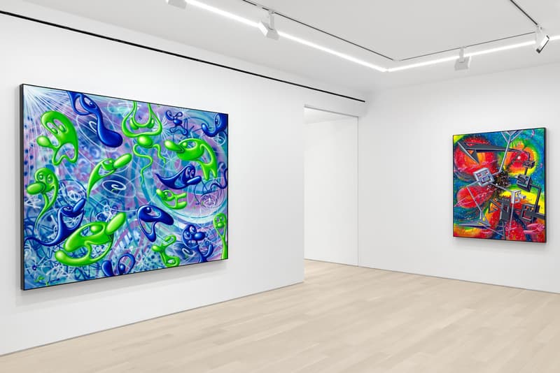 kenny scharf dystopian painting almine rech exhibition artwork