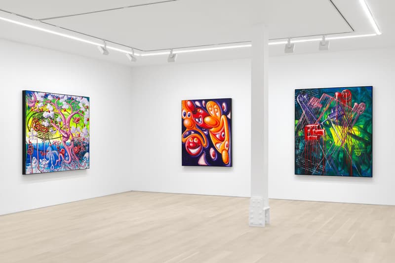 kenny scharf dystopian painting almine rech exhibition artwork