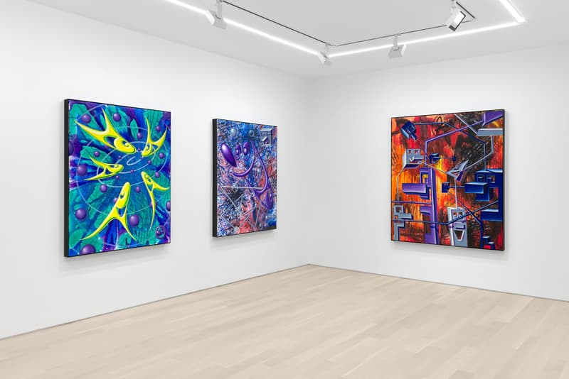 kenny scharf dystopian painting almine rech exhibition artwork