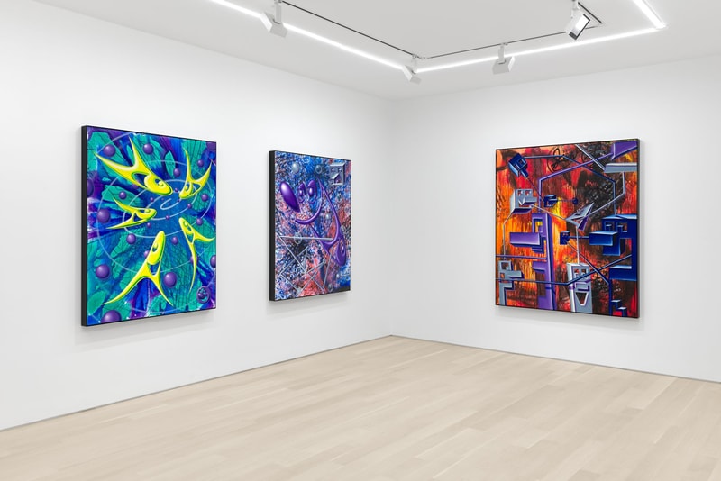 kenny scharf dystopian painting almine rech exhibition artwork