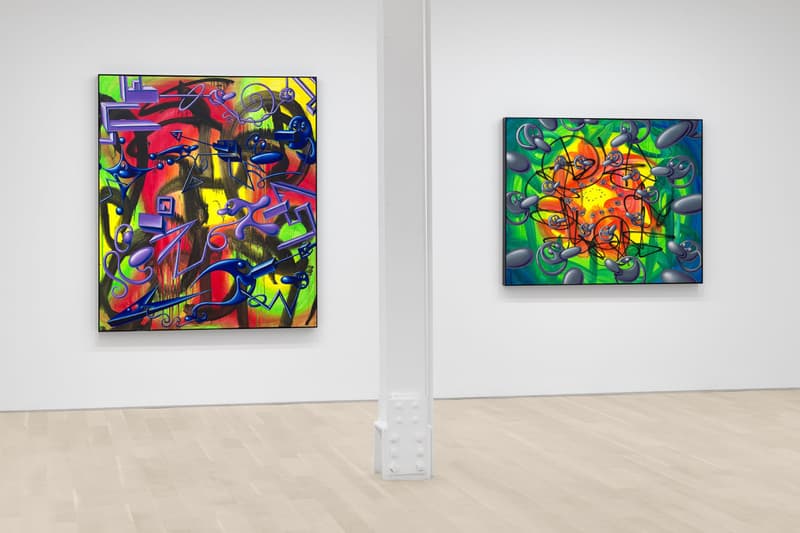 kenny scharf dystopian painting almine rech exhibition artwork