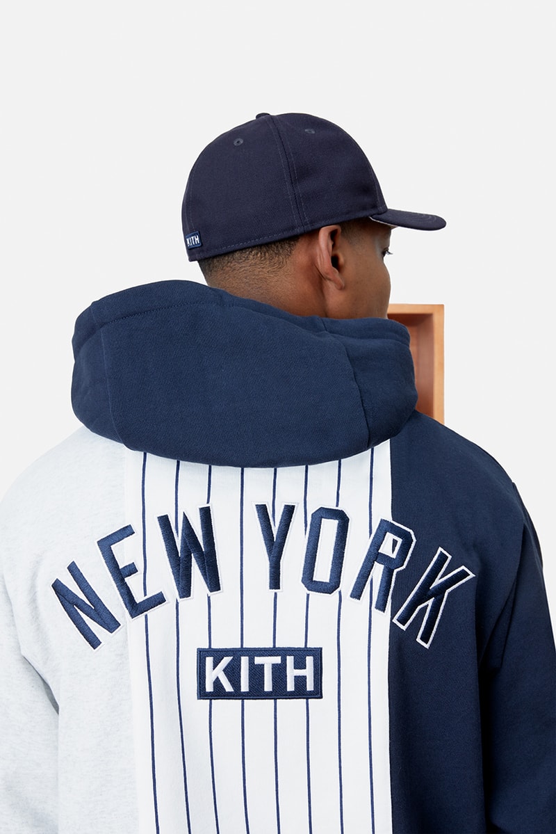 kith ronnie fieg mlb major league baseball new york yankees los angeles dodgers jacket tee hats shirts sweatshirts official release date info photos price store list buying guide
