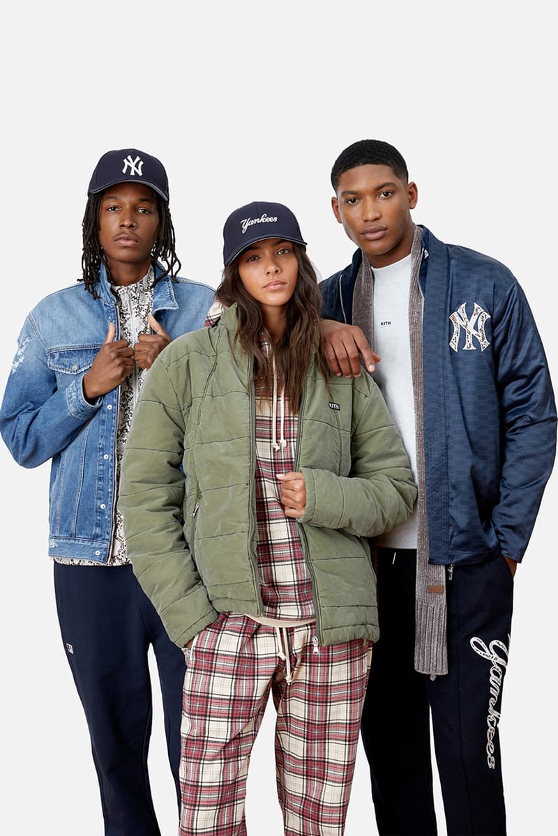 kith ronnie fieg mlb major league baseball new york yankees los angeles dodgers jacket tee hats shirts sweatshirts official release date info photos price store list buying guide