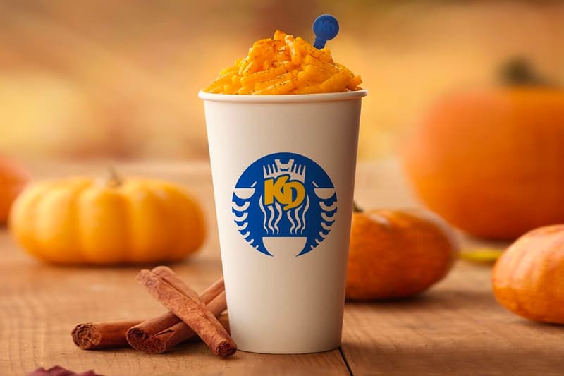 Kraft Canada pumpkin spice mac and cheese release snacks KD macaroni food comfort food