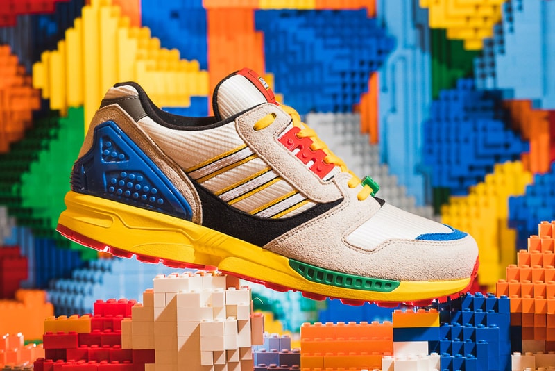 lego adidas originals zx 8000 a to yellow bliss cloud white green blue red black FZ3482 official release date info photos price store list buying guide