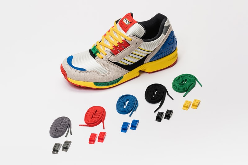 lego adidas originals zx 8000 a to yellow bliss cloud white green blue red black FZ3482 official release date info photos price store list buying guide