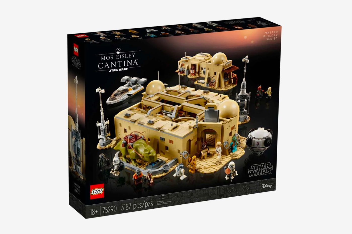 LEGO Star wars Mos Eisley Cantina set announcement news Luke Skywalker Light Saber Lucasfilms A New Hope C-3P0 Han Solo Ponda Baba Greedo