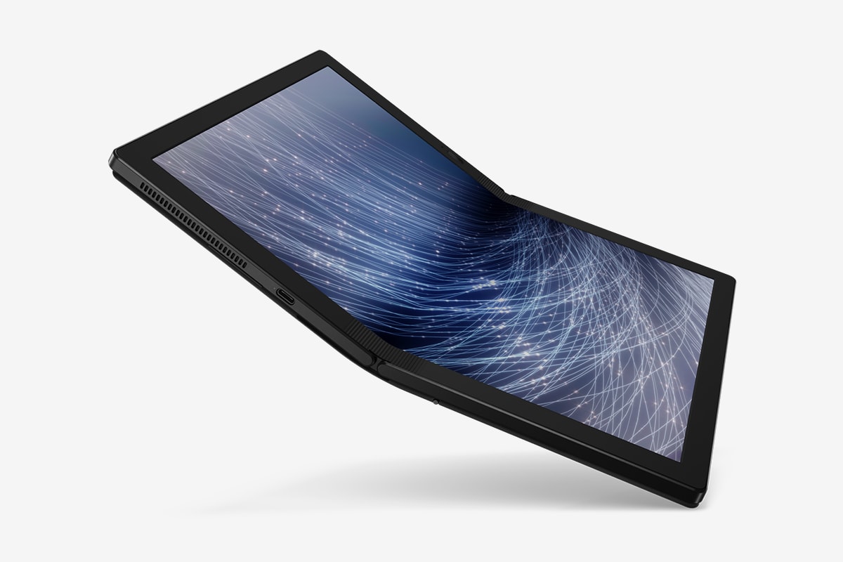 Lenovo Debuts Worlds First Foldable Laptop X1 Fold technology pc laptop touch screen display oled heat distributor computers
