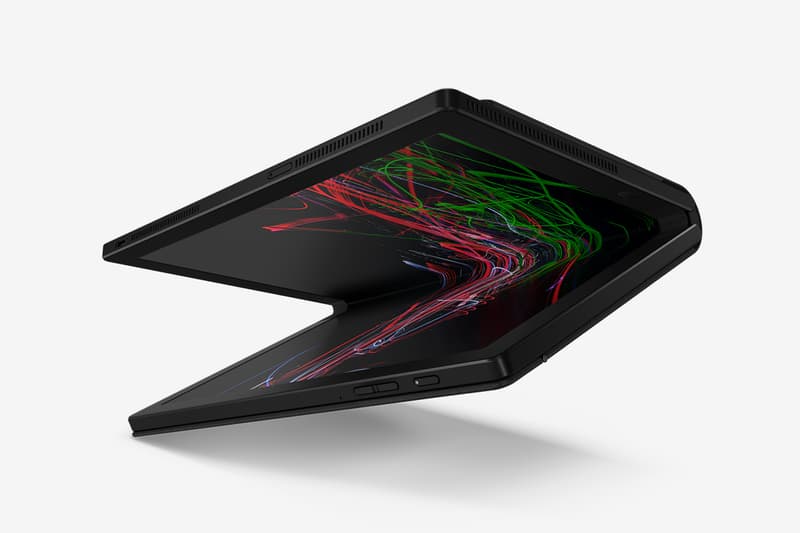 Lenovo Debuts Worlds First Foldable Laptop X1 Fold technology pc laptop touch screen display oled heat distributor computers