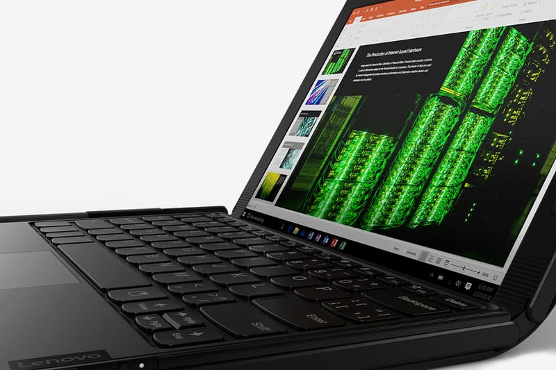 Lenovo Debuts Worlds First Foldable Laptop X1 Fold technology pc laptop touch screen display oled heat distributor computers
