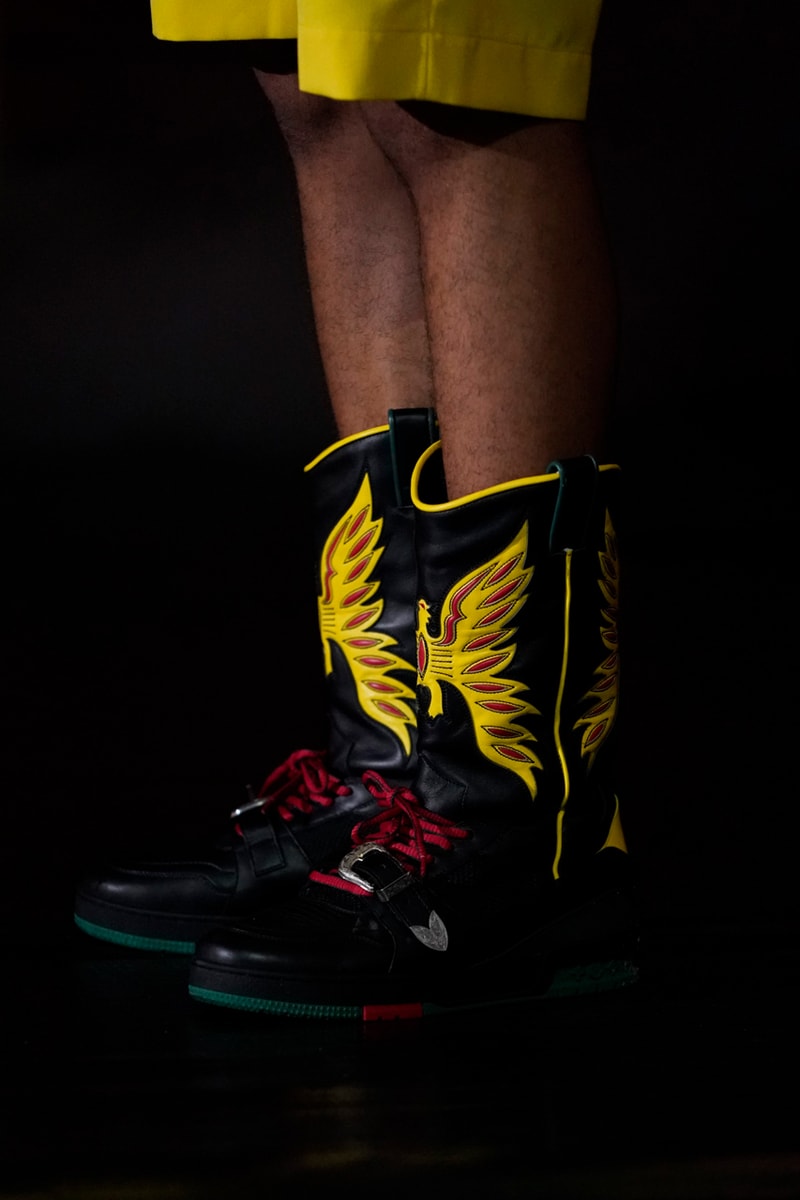 louis vuitton virgil abloh cowboy boot lv 408 sneaker trainer shoe official first look release date info photos store list buying guide tokyo japan runway show design