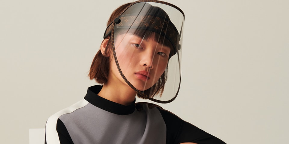 Louis Vuitton Unisex Adjustable Monogram Visor Face Mask Shield Convertible  Leather ref.666423 - Joli Closet