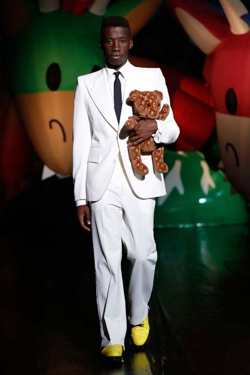 Louis Vuitton SS21 Runway Show Tokyo, Virgil Abloh Response criticism imitation copy walter van beirendonck teddy bear show notes spring summer 2021 caleb femi benji b collection presentation video watch takashi miike