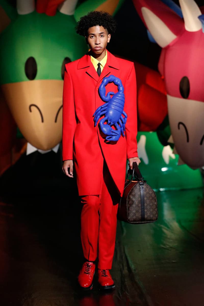 Louis Vuitton SS21 Runway Show Tokyo, Virgil Abloh Response criticism imitation copy walter van beirendonck teddy bear show notes spring summer 2021 caleb femi benji b collection presentation video watch takashi miike