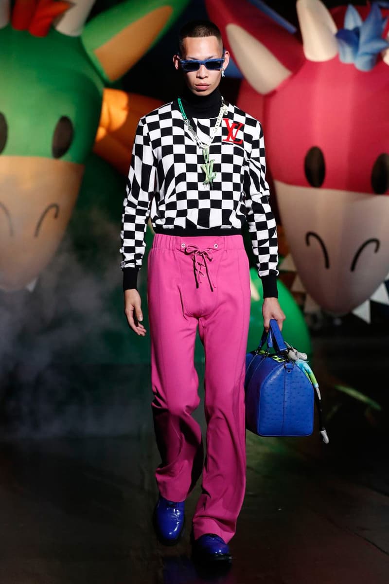 Louis Vuitton SS21 Runway Show Tokyo, Virgil Abloh Response criticism imitation copy walter van beirendonck teddy bear show notes spring summer 2021 caleb femi benji b collection presentation video watch takashi miike