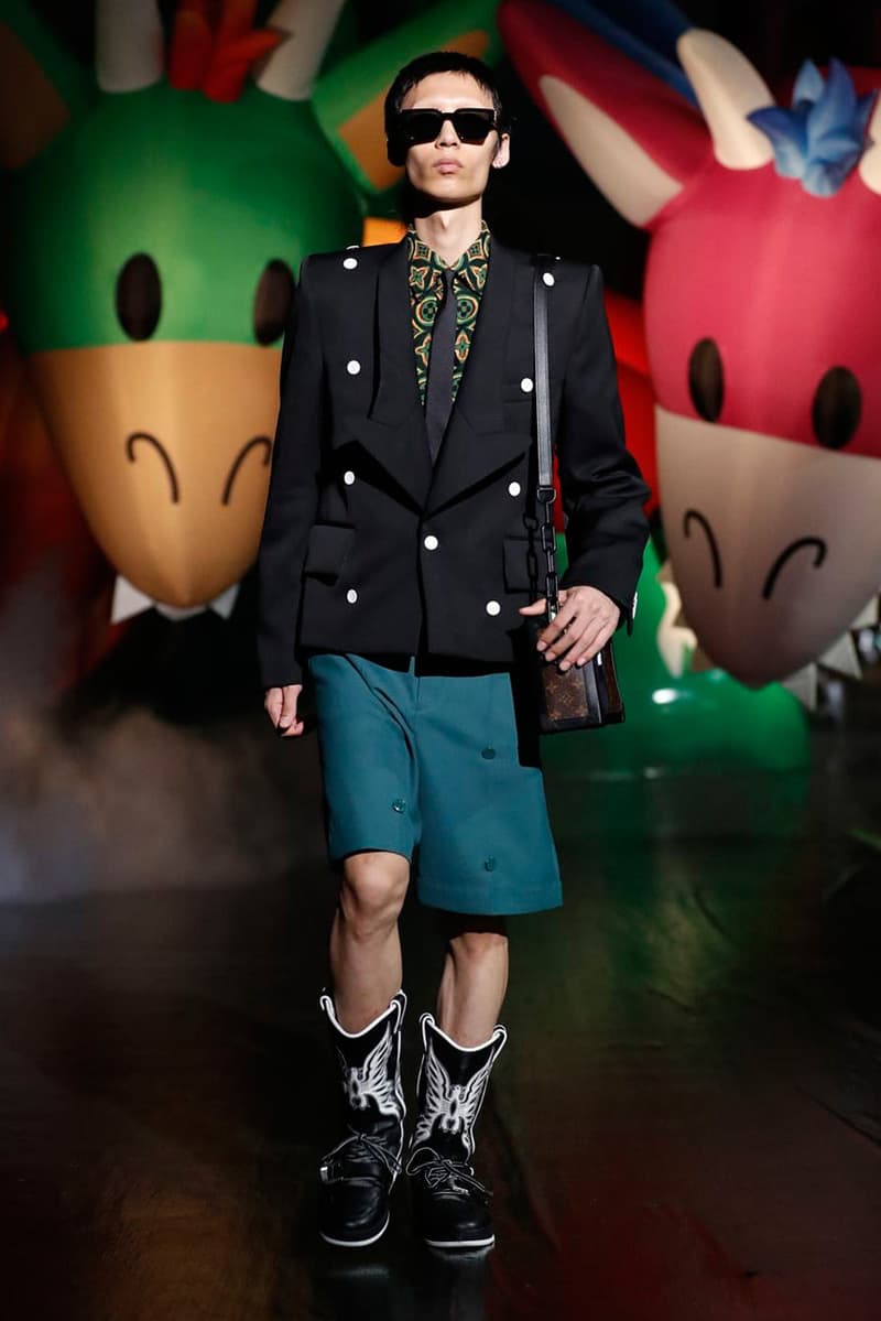 Louis Vuitton SS21 Runway Show Tokyo, Virgil Abloh Response criticism imitation copy walter van beirendonck teddy bear show notes spring summer 2021 caleb femi benji b collection presentation video watch takashi miike