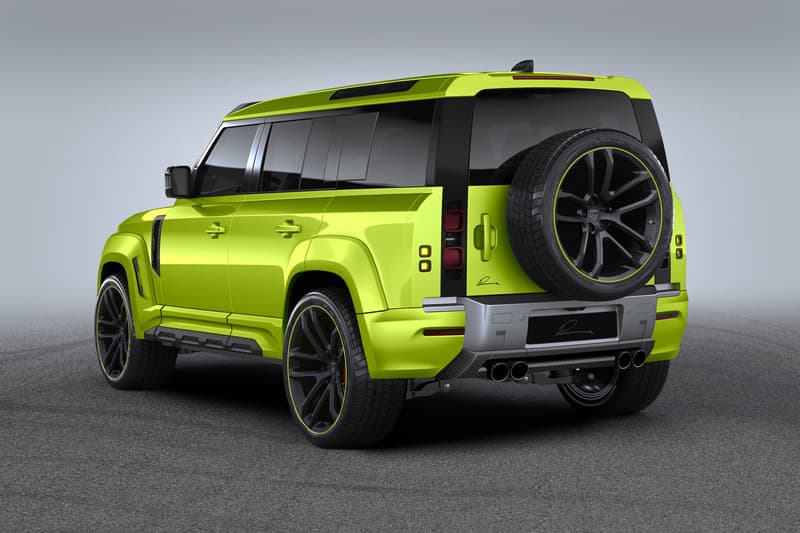 LUMMA Design LUMMA CLR LD Land Rover Defender Type L663 Wide body Kit 2020 Body Exhausts Stance Tuning Custom Built Rims Pimped Carbon Fiber 4x4 SUV